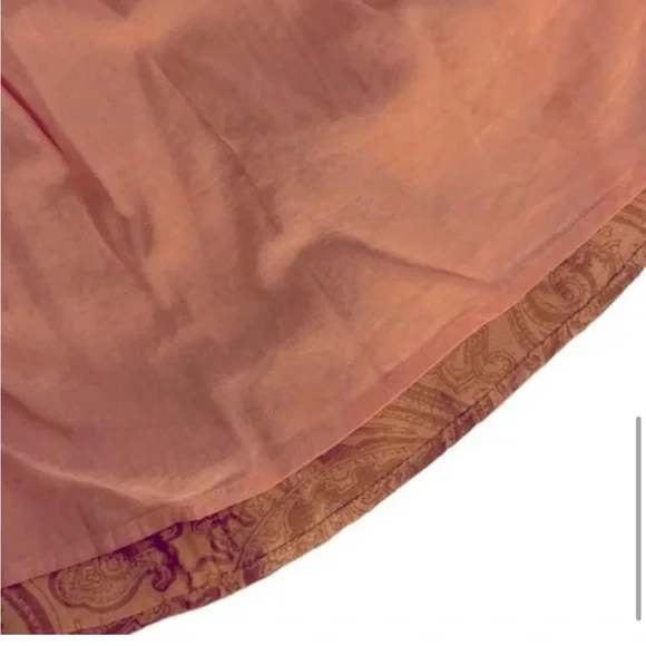 Amuse Society Orange Mini Sundress with gathered tied waist - Picture 4 of 9